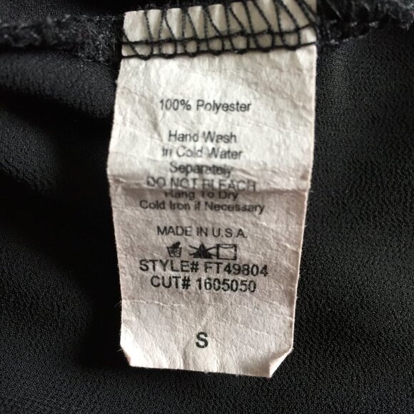 Black 2 Layer Sheer Camisole With Front Zipper - Picture 7 of 7